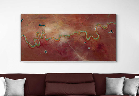 Meandering Across The Plains - Limited Edition Print Landscape