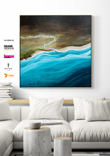 Traveling South (91X91cm)