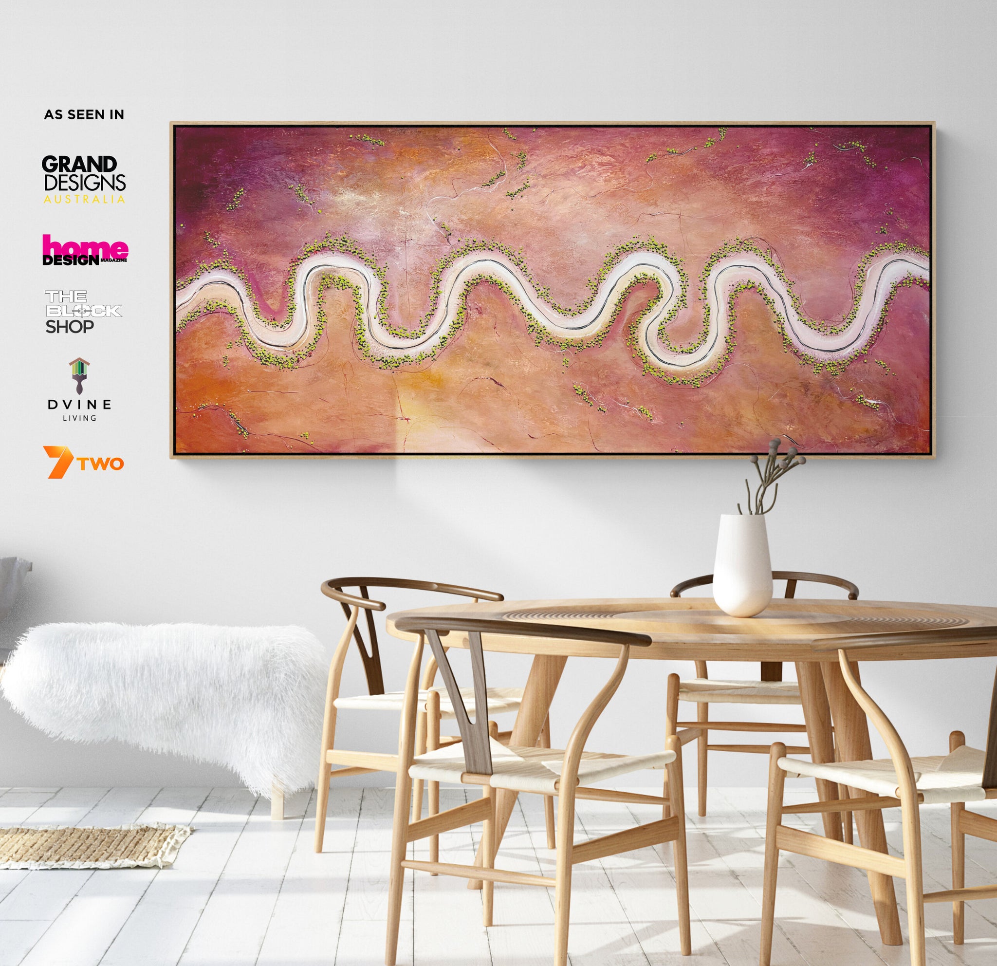 Winding River of Promise (160x70CM)