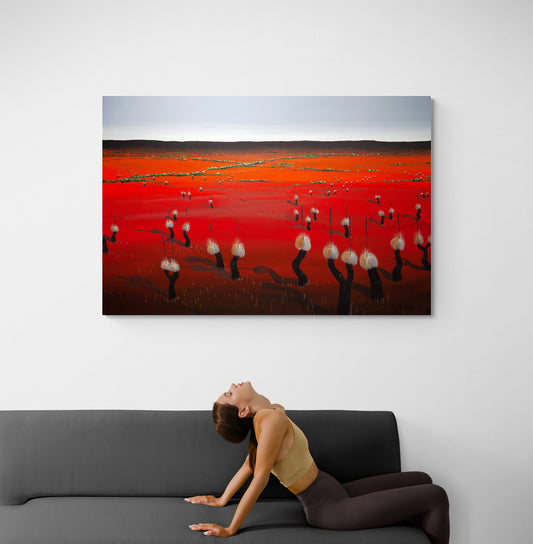Commission For Murray - Where The Grasses Dance (150X100CM)