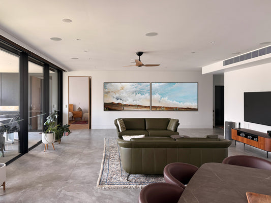 A Place the Heart Remembers ( 200 x 120cm [x 2] )