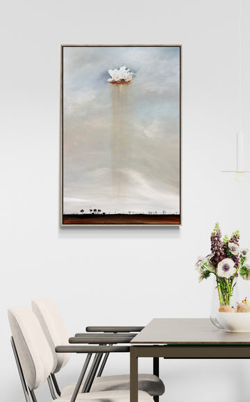 A Cloud Above The Wide Silence  (60x90cm)