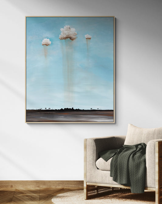 A Family Of Three (100x120cm)