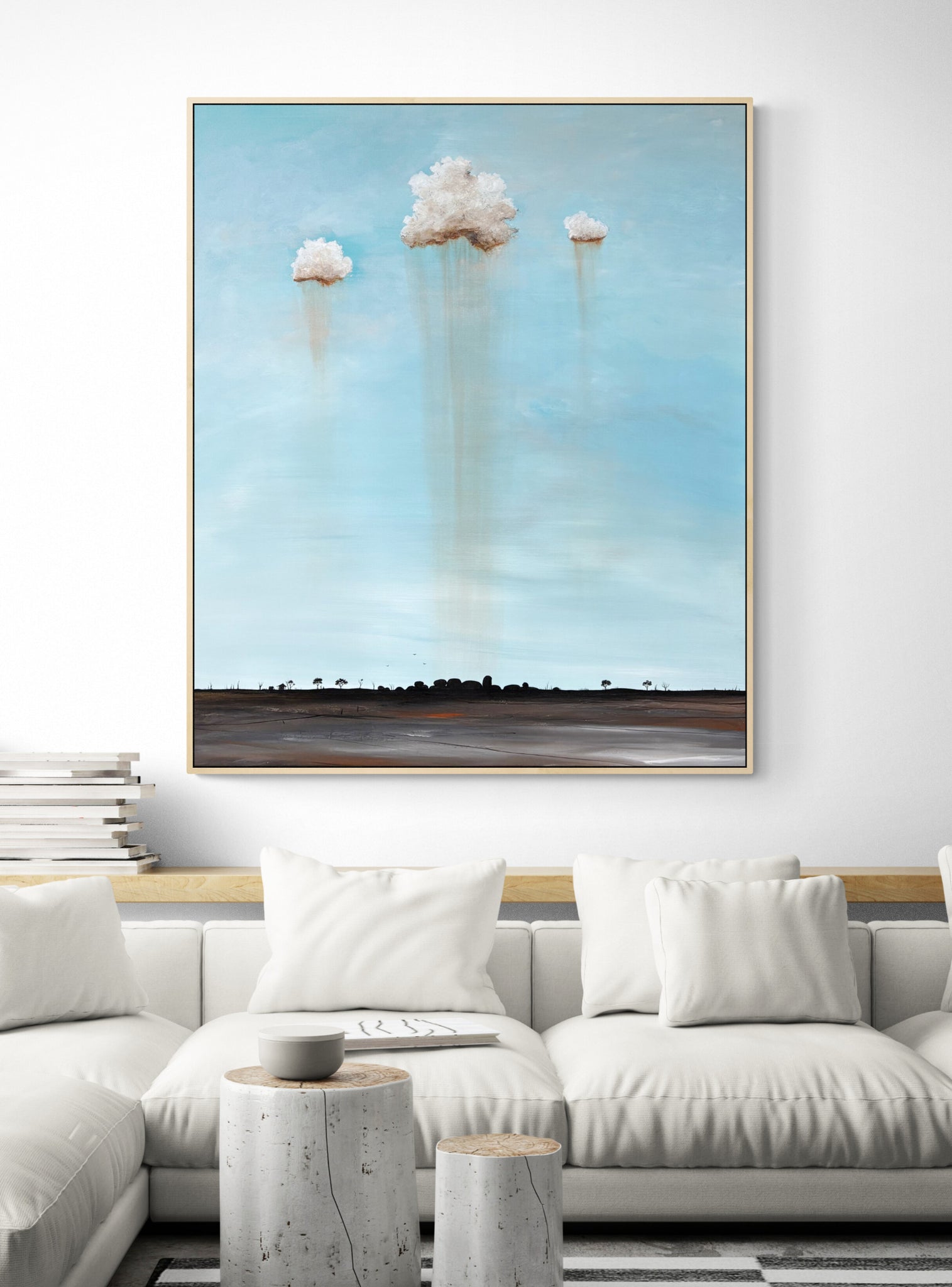 A Family Of Three (100x120cm)