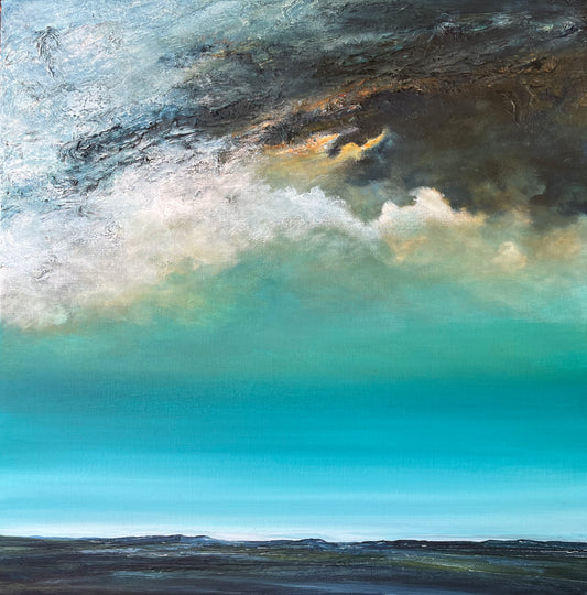 Above The Eastern Hills (61x61cm)