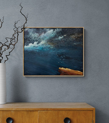 Between Rock and Sky (50x40cm)