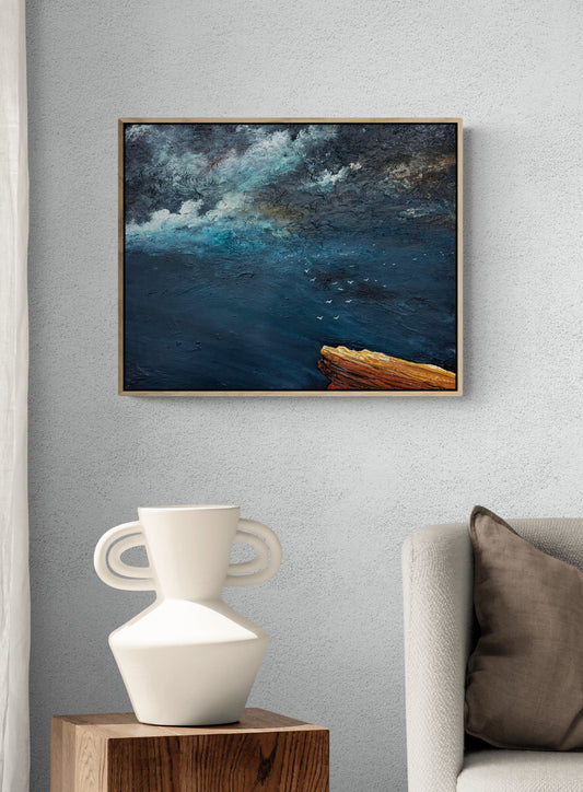 Between Rock and Sky (50x40cm)