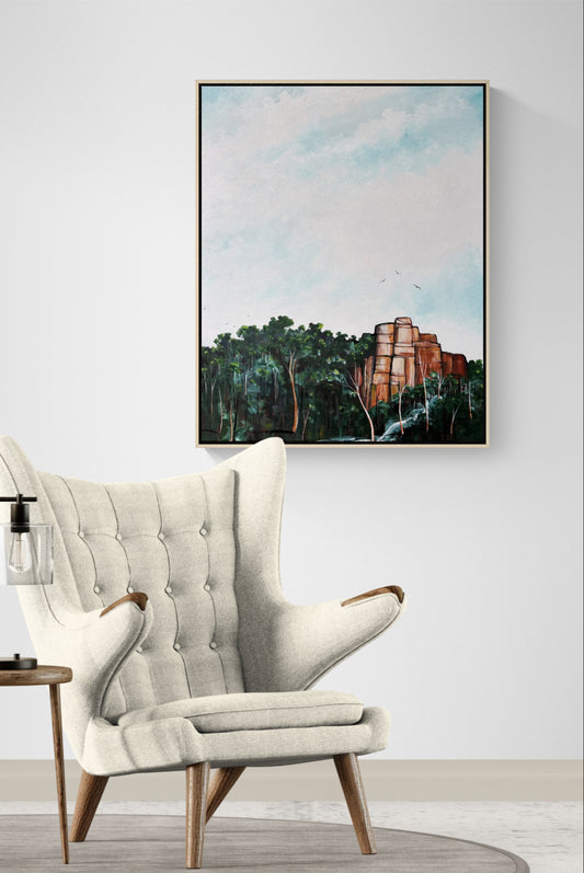 Beyond the Falls (80x100cm)