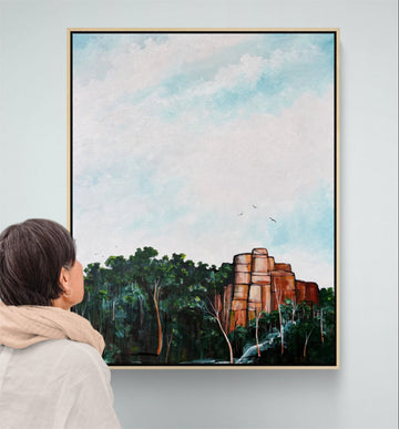Beyond the Falls (80x100cm)