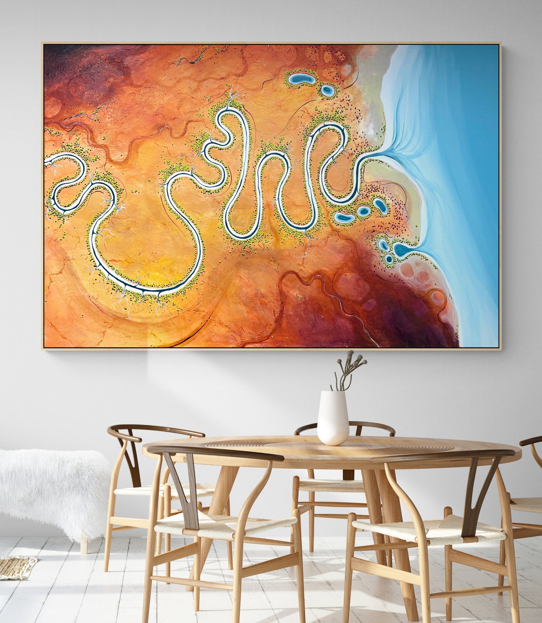 By Sun And Stream (180x120cm)