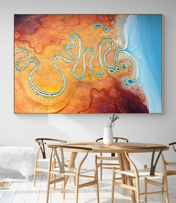 By Sun And Stream (180x120cm)