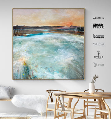 Coastal Kiss 140x140cm)