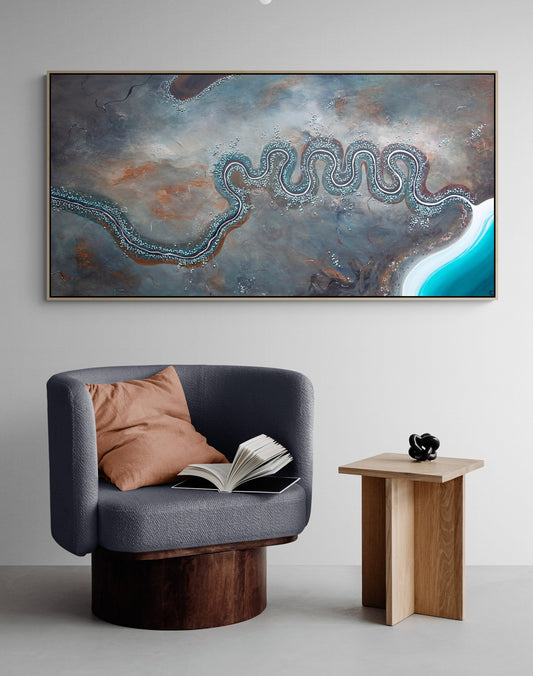 Ironbark Bay  (160X80CM)