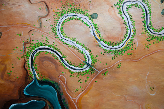 Meandering Spring (91X122CM)