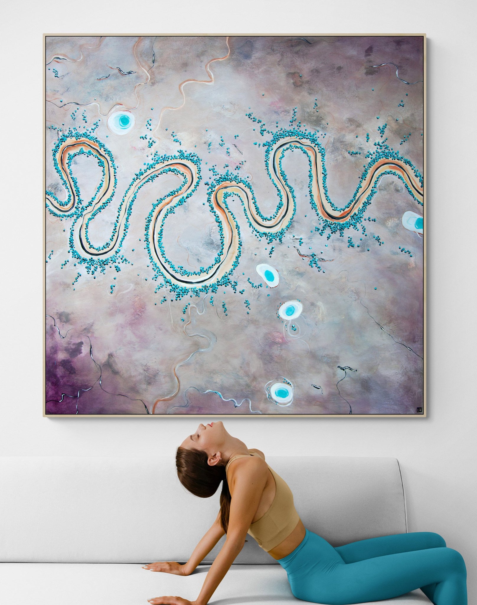 Meandering To Brighter Days (140X140CM)