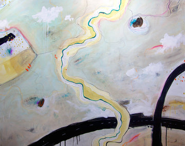 Meandering To The Cove Of Comfort (130x100cm)