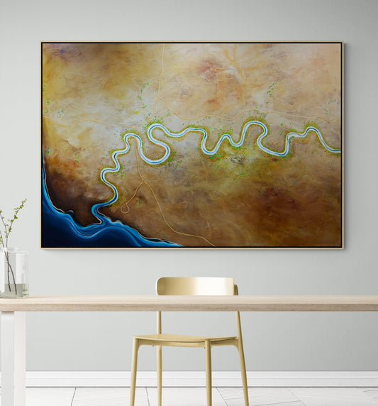 Meandering To The Bay Of Peace (178x122cm)