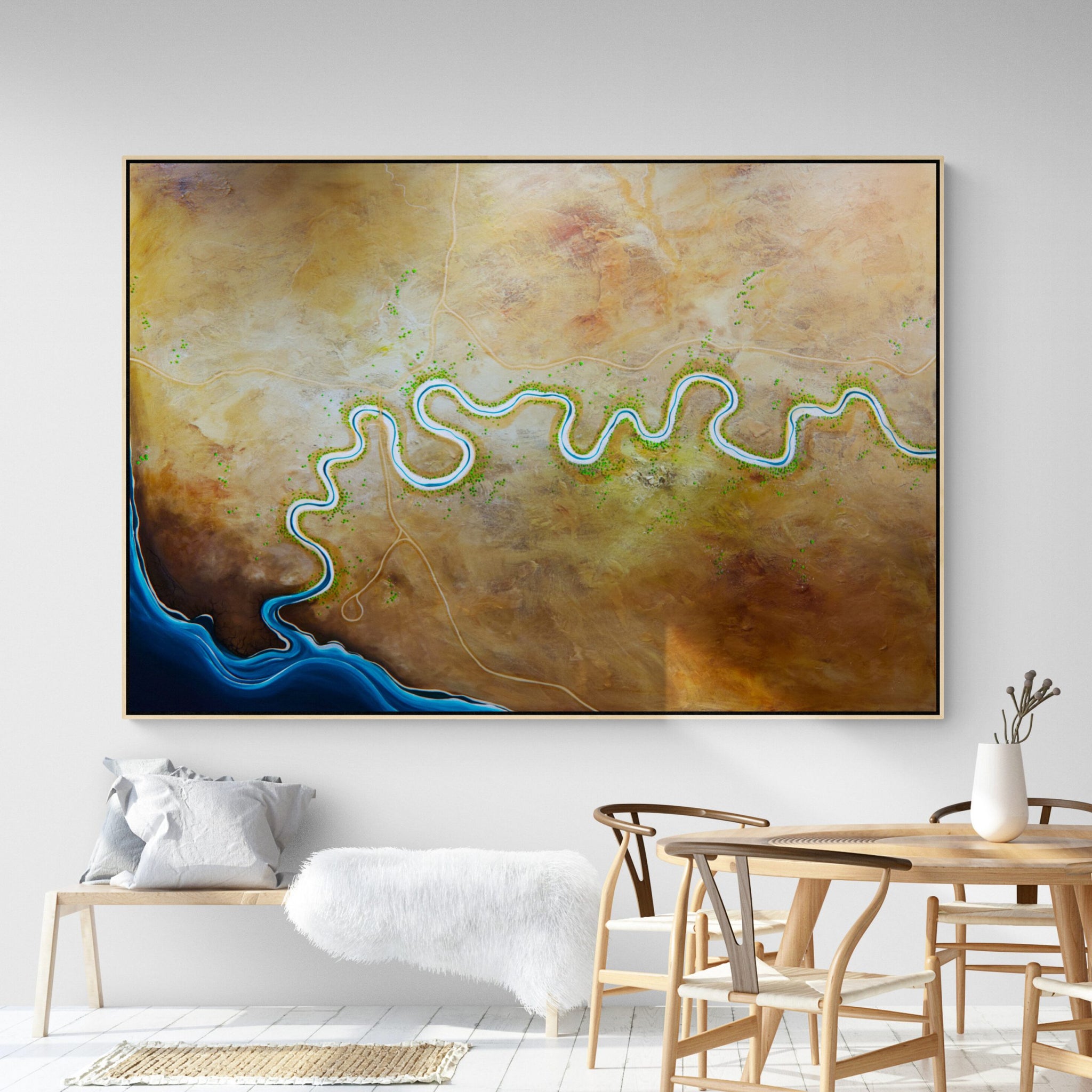 Meandering To The Bay Of Peace (178x122cm)