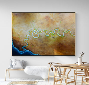 Meandering To The Bay Of Peace (178x122cm)