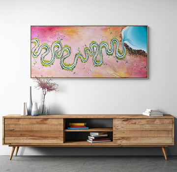 Quiet Bay Of Passing Time (160x70cm)