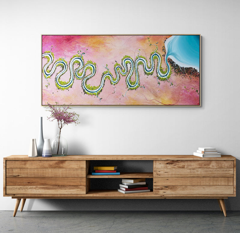 Quiet Bay Of Passing Time (160x70cm)