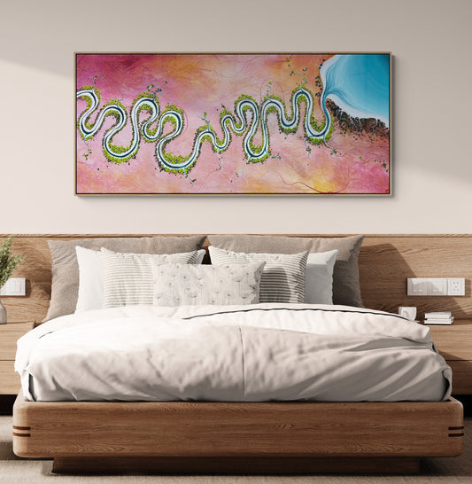 Quiet Bay Of Passing Time (160x70cm)