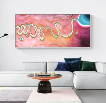Commission For Lauren - Strawberry Plains (180x80cm)