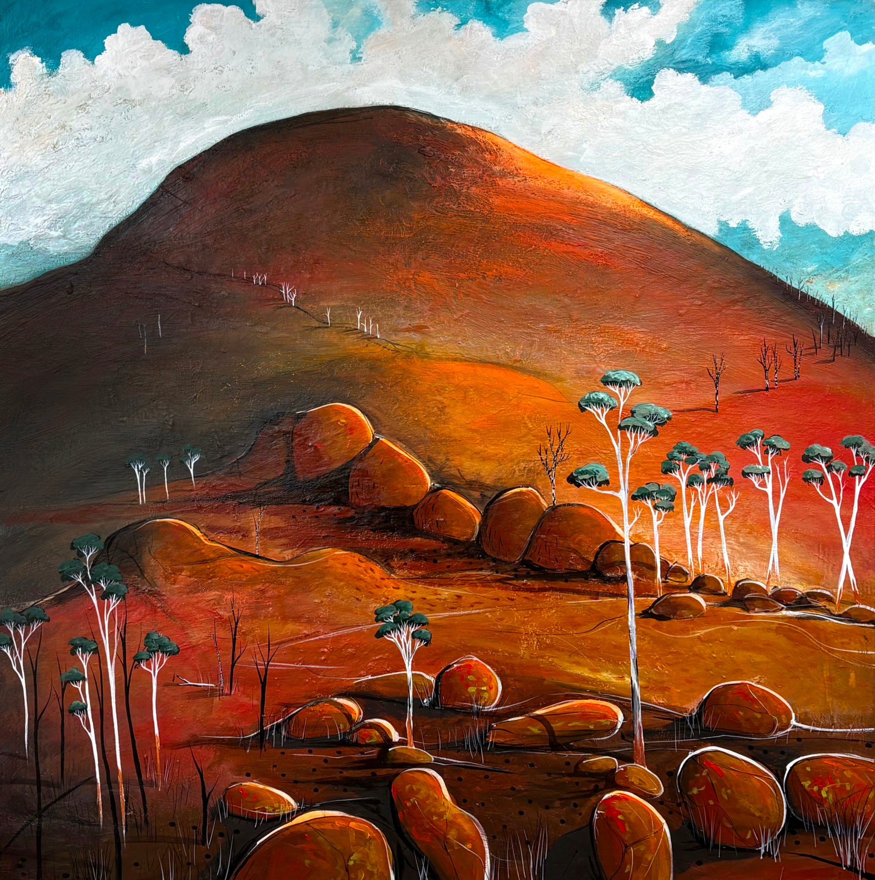 Close up of layers, detail and texture 
