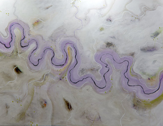 The Meandering Lavender River