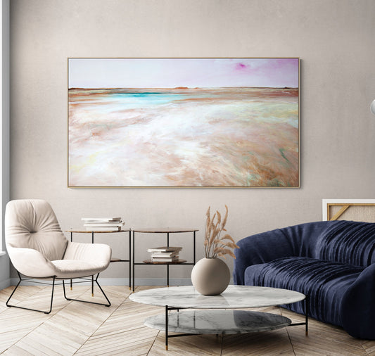 Sold - The Pastel Pools (190X100CM)