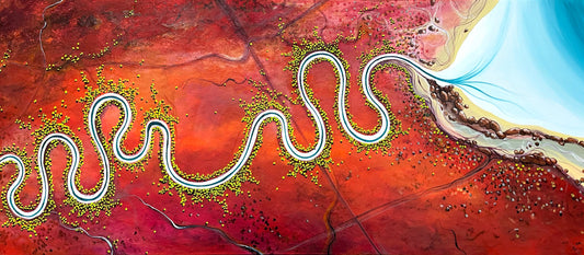 Tania Chanter - The Quiet Unfolding - Original painting - Acrylic on canvas