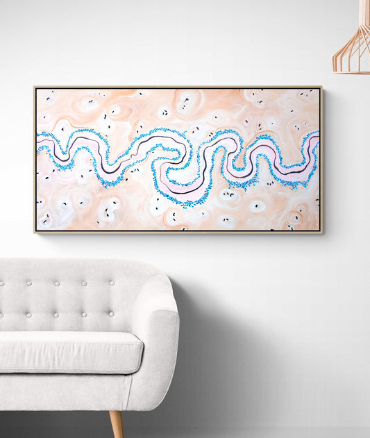 The River So Bare and White (122x61cm)