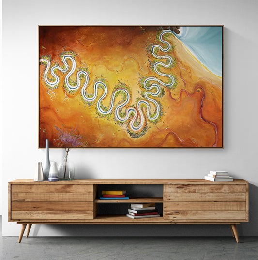 The River's Promise (180x120cm)