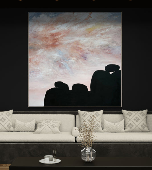 The Weight of Memory (180x180cm)