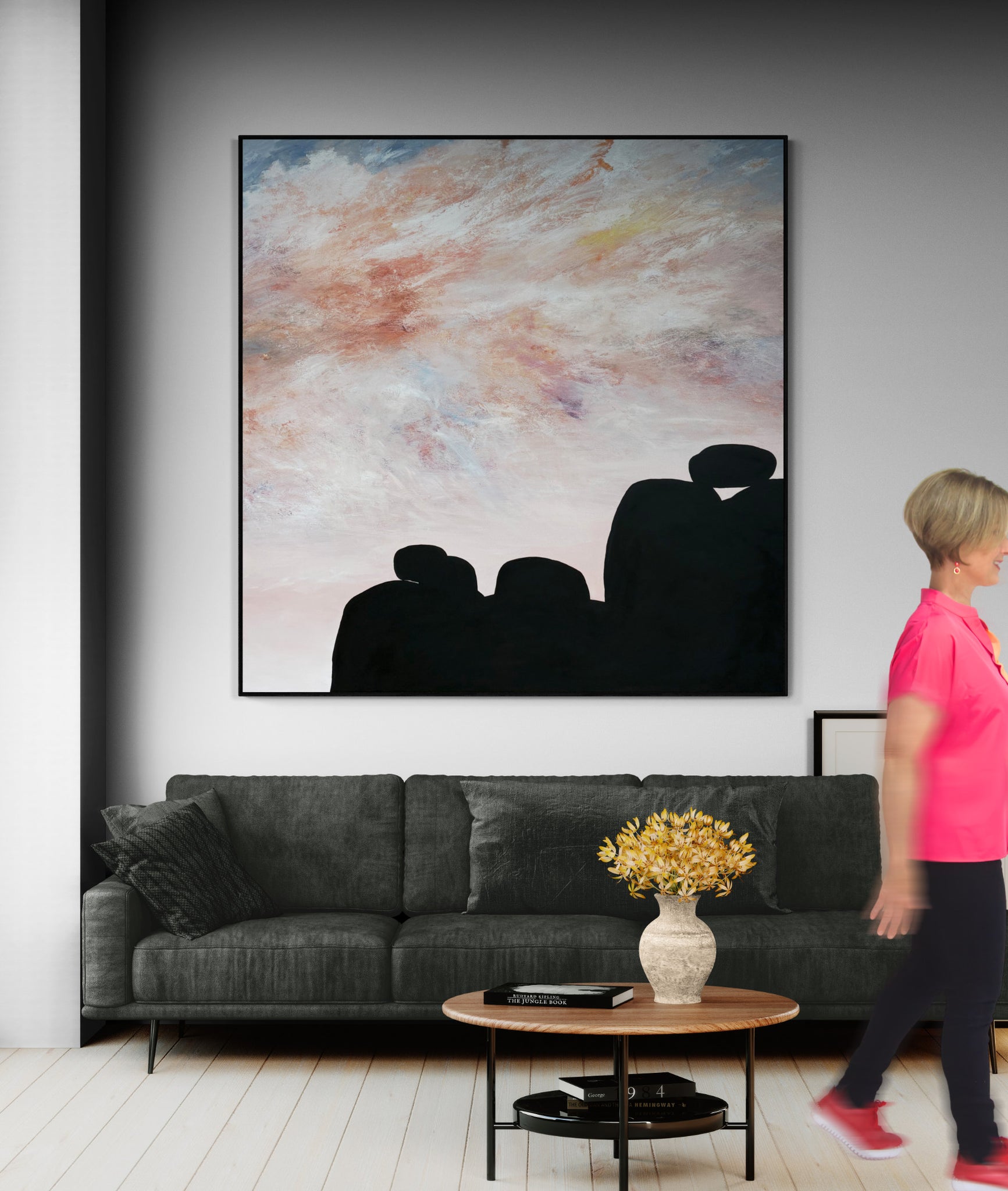 The Weight of Memory (180x180cm)