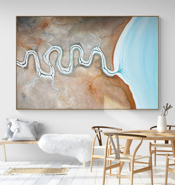 Through Rusted Light by Australian artist Tania Chanter, original art, acrylic on canvas, 180x120cm