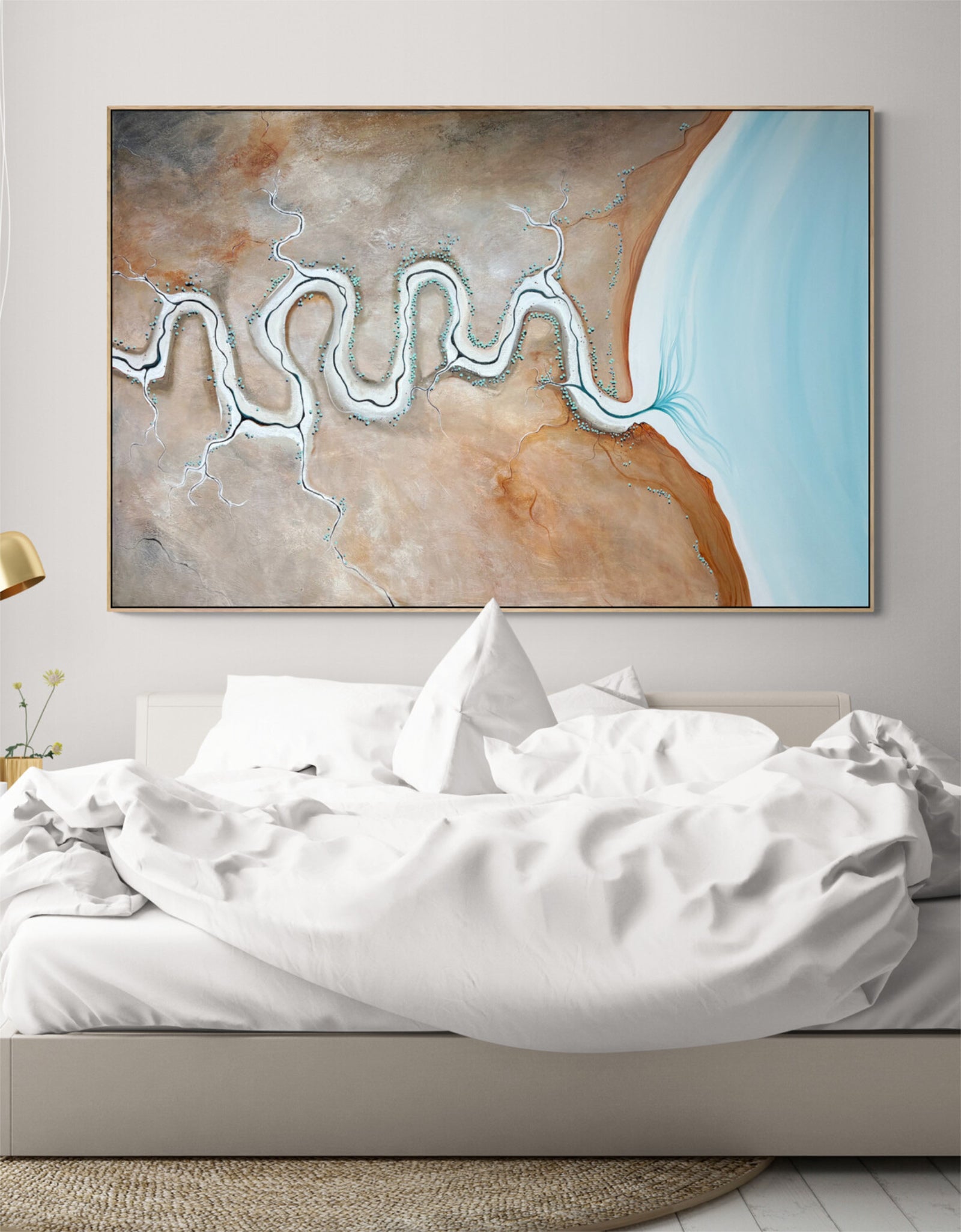 Through Rusted Light by Australian artist Tania Chanter, original art, acrylic on canvas, 180x120cm