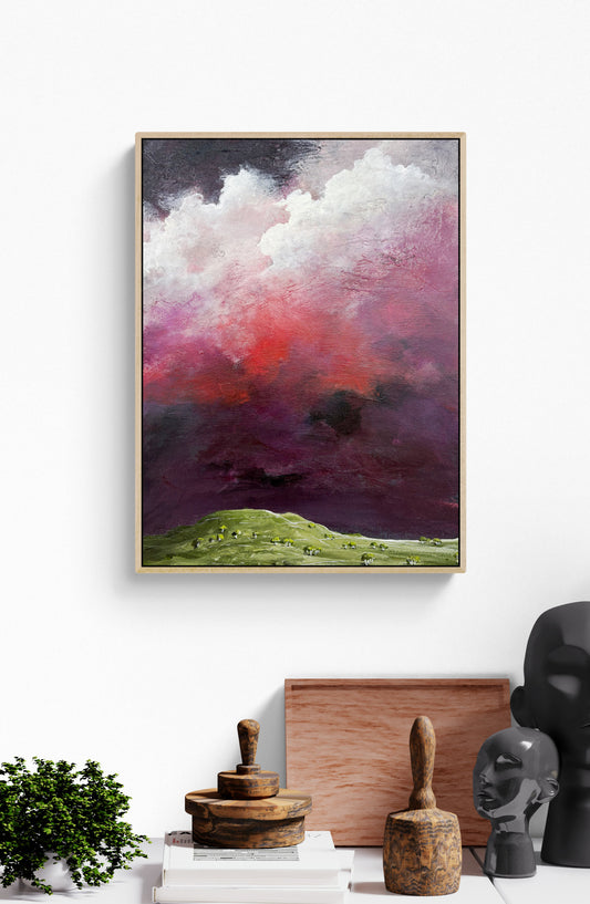 Under A Restless Sky (40cm x 50cm)