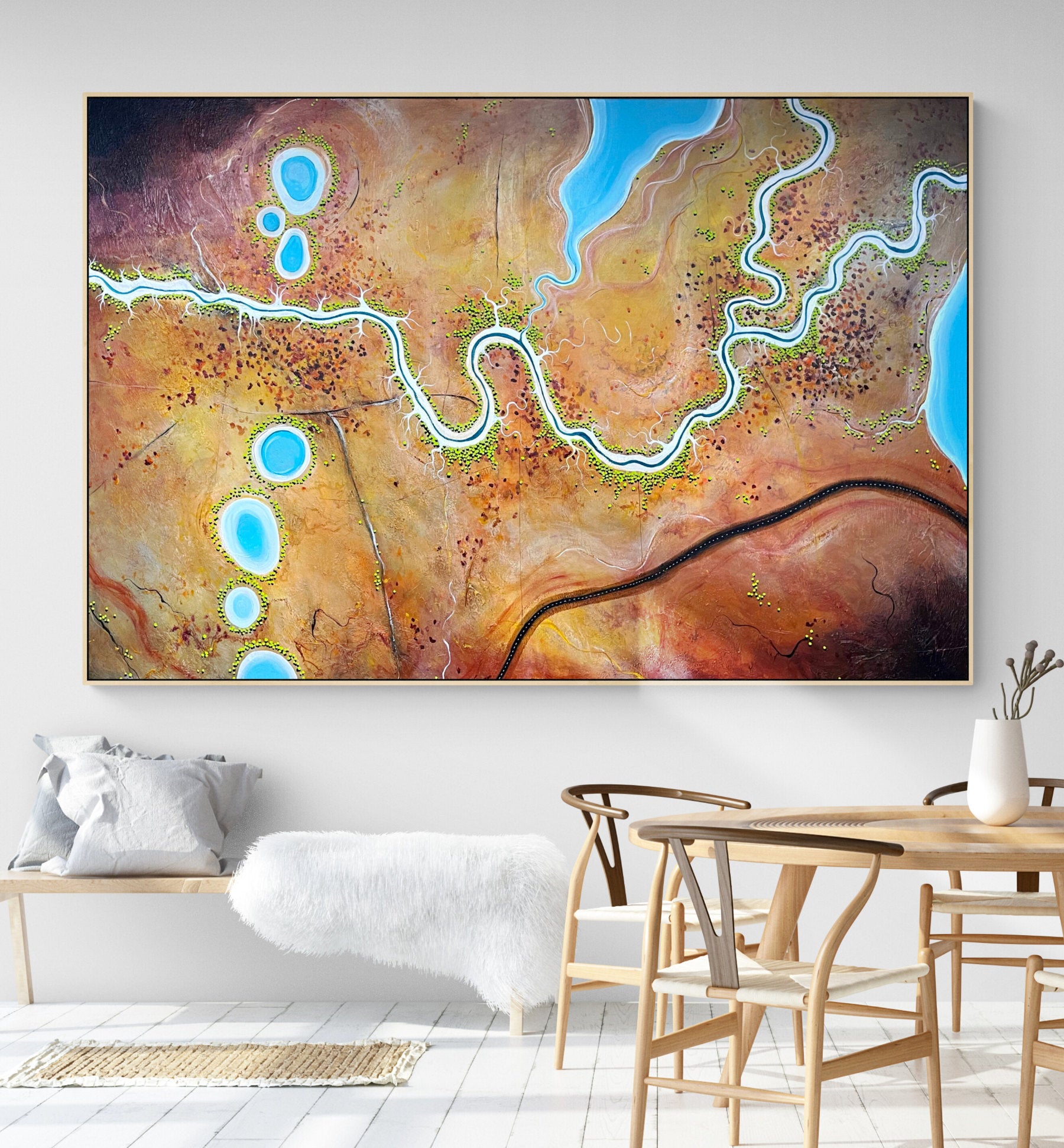 Veins Of The Land (180x120cm)