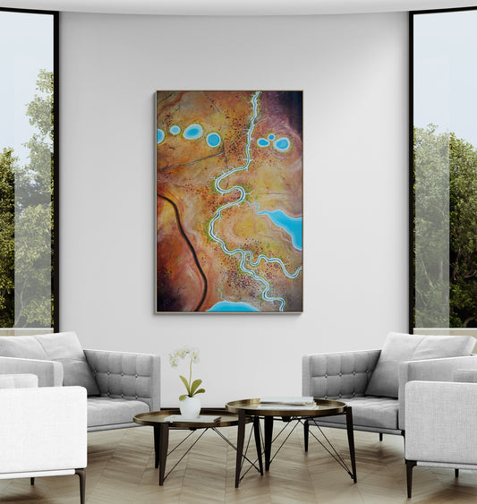 Veins of The Land (120x180cm)