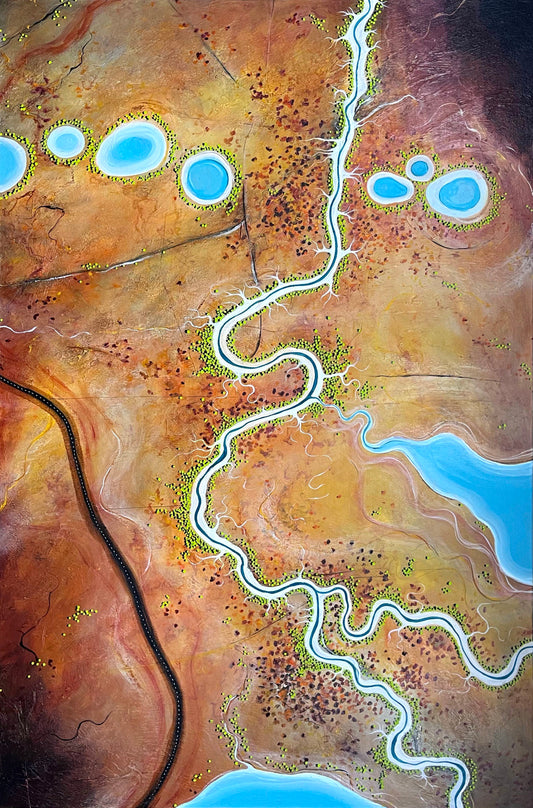Veins Of The Land (180x120cm)