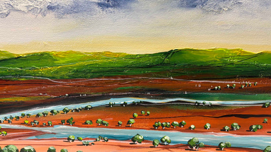 Wake With A Smile (50cm x 40cm)