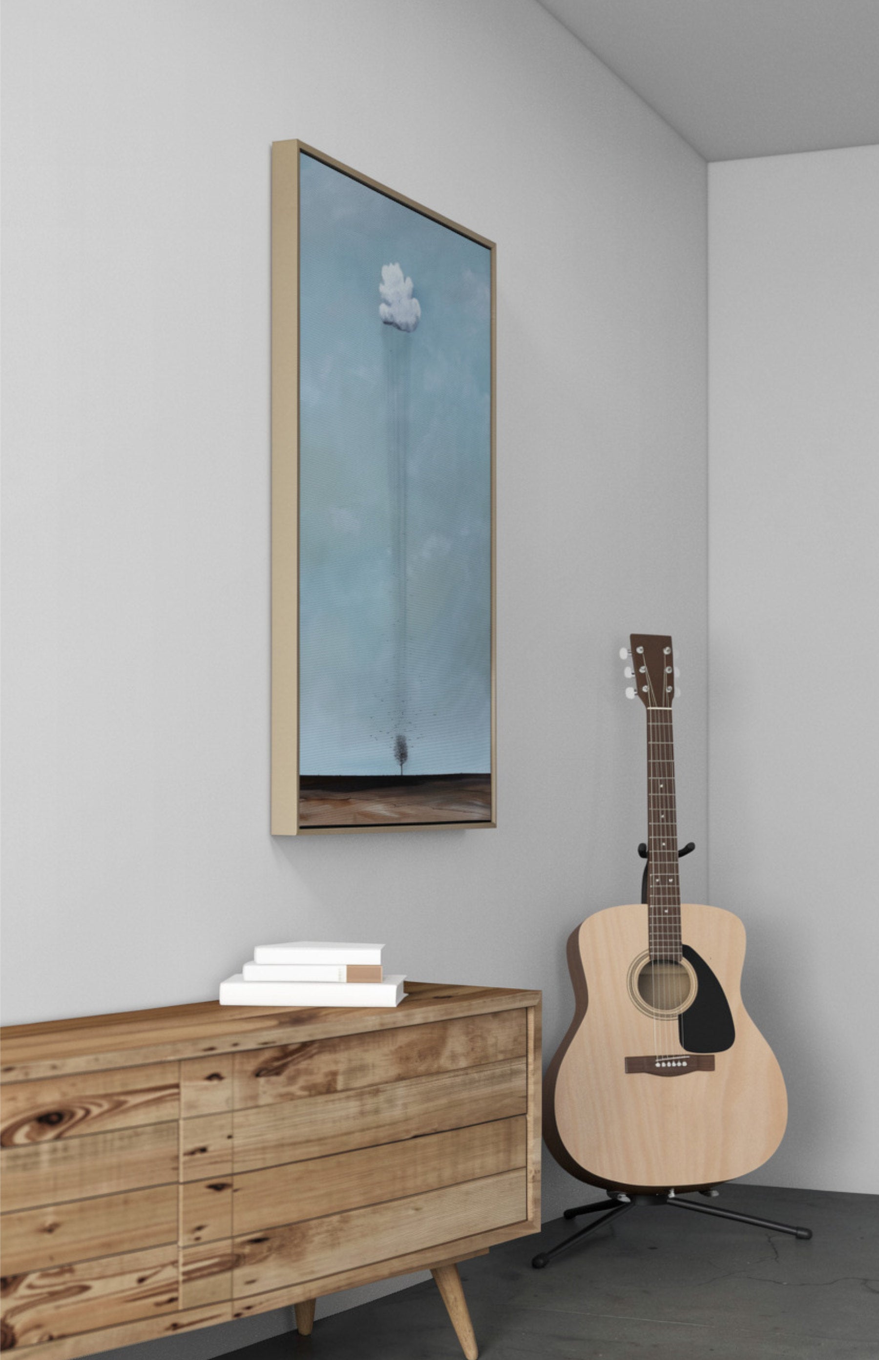 Where Dreams Take Flight original, acrylic on canvas, 60x100cm, Australian artist Tania Chanter. 