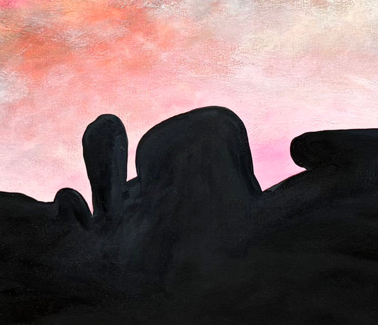 Where Rocks Meet Light (120x100cm)