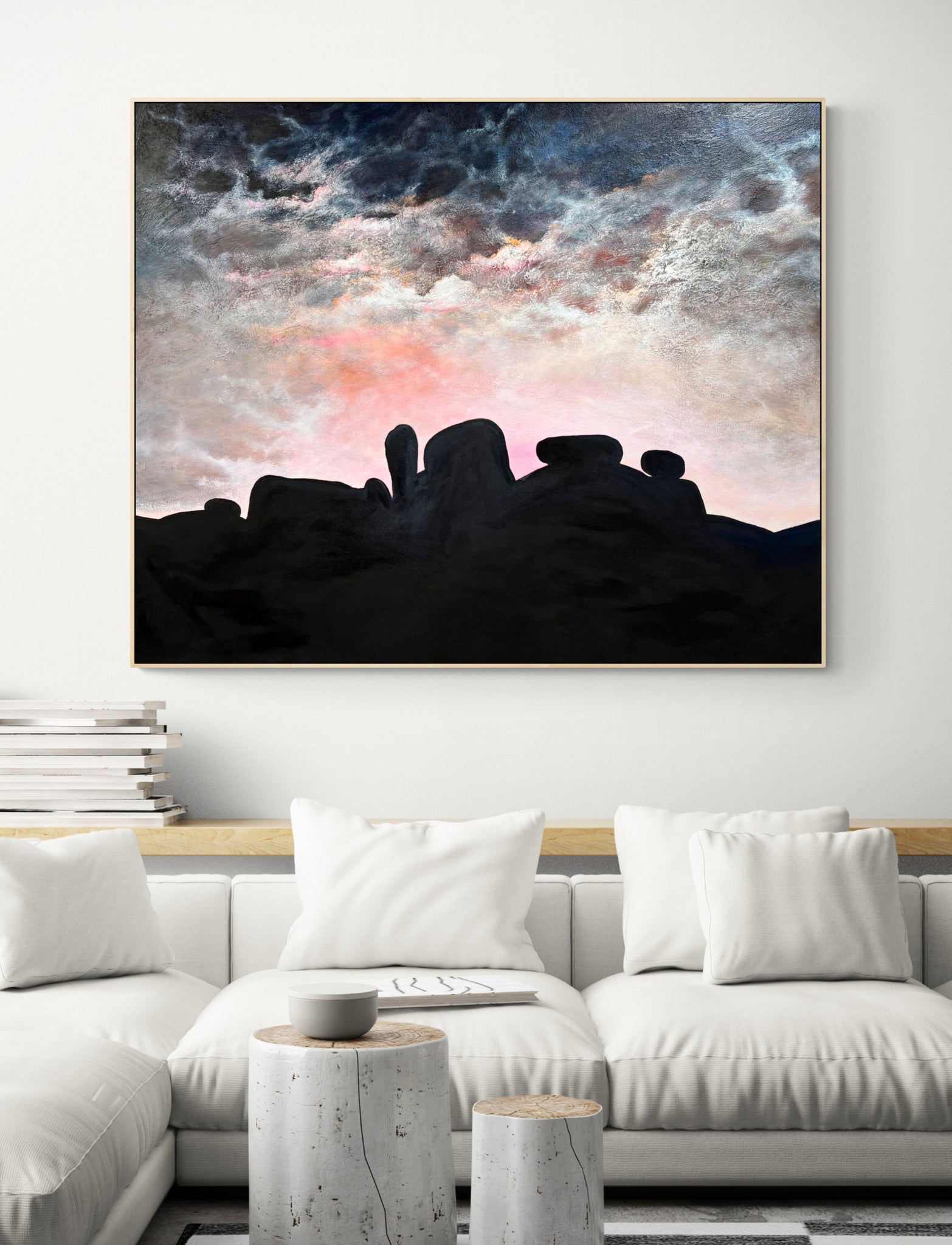 Where Rocks Meet Light (120x100cm)