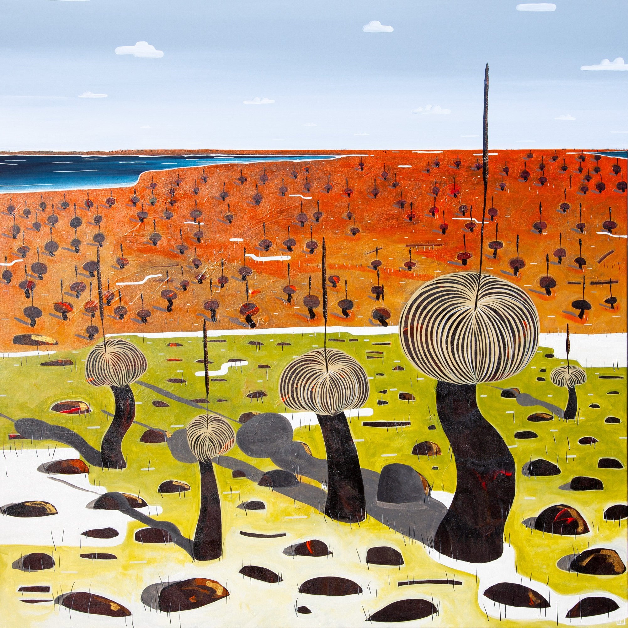 Where The Grasses Play (140X140CM)