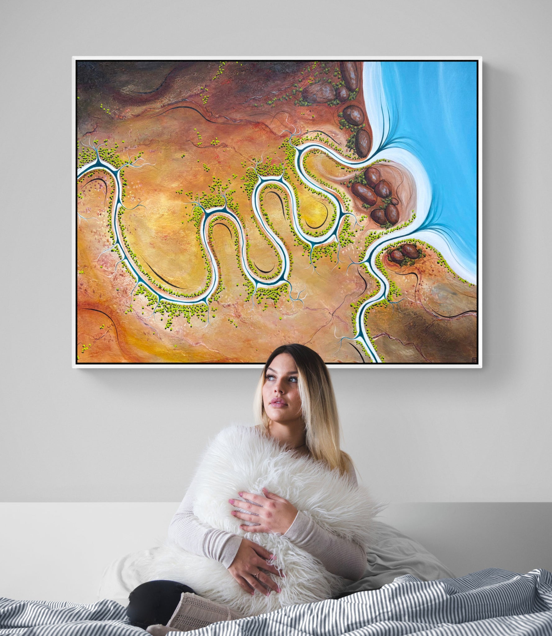 Where The River Once Spoke (122x91cm)