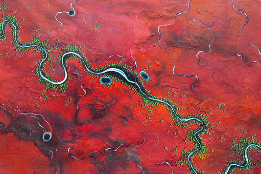 Red Land Of Wonder (90x60cm)