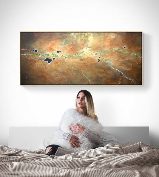 The Caramel Plains of Hope (160x70cm)
