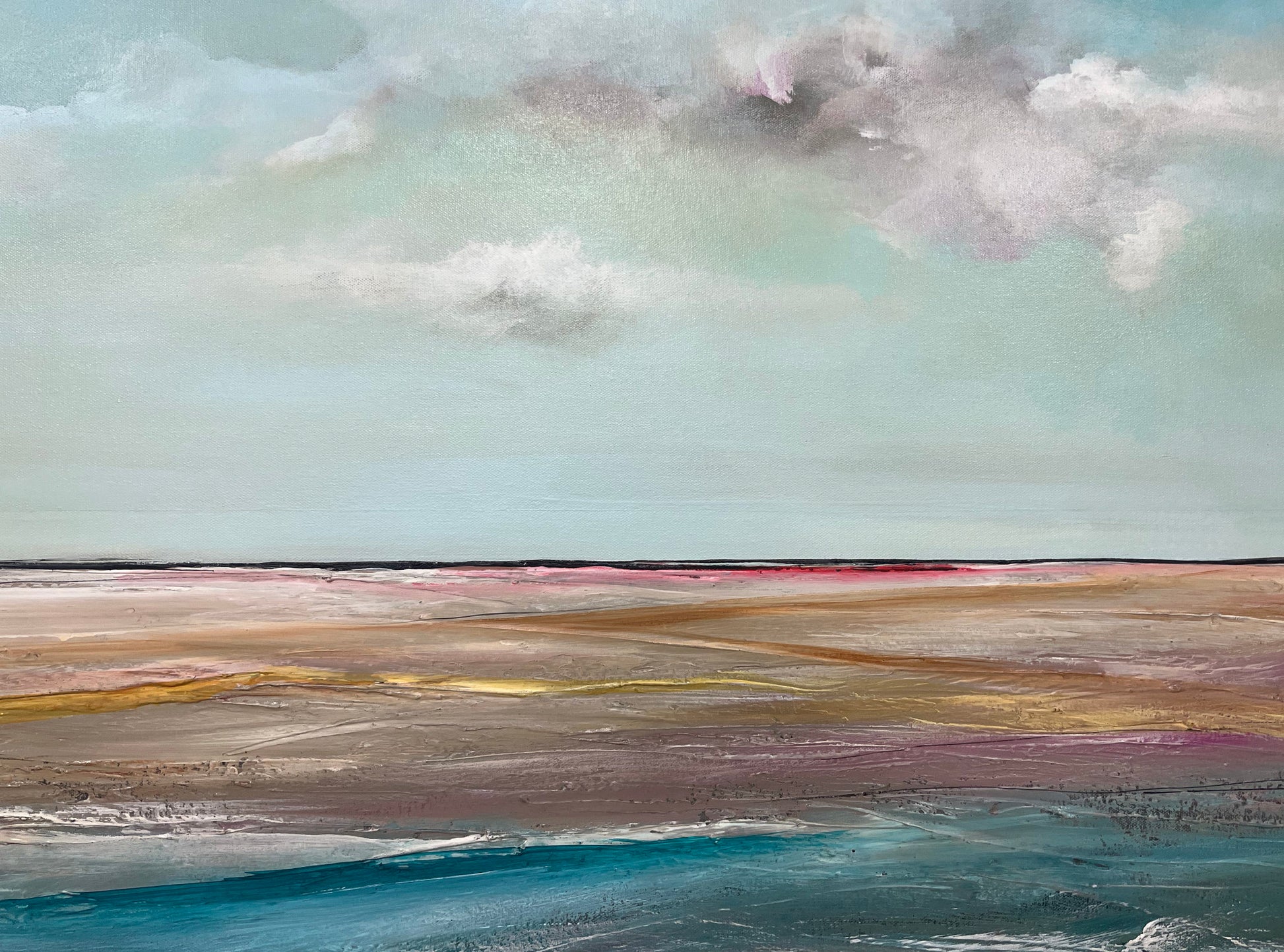 close up of layers, detail and texture